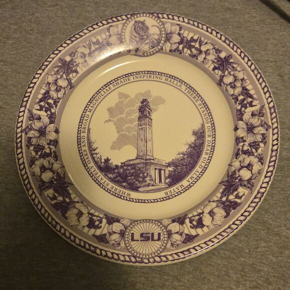 Varsity China Other - Louisiana State University VTG Lyn Medford Plate University Memorial Tower 2001